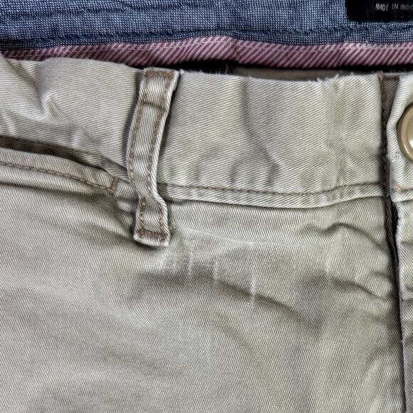 J.Crew 770 Straight-Fit Core Stretch Chino Pants Mens W33 L30 Jet Grey/Tan AR886 - Picture 5 of 9